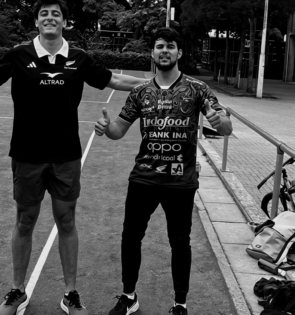 Max and Ruben after the first RugbyFit session