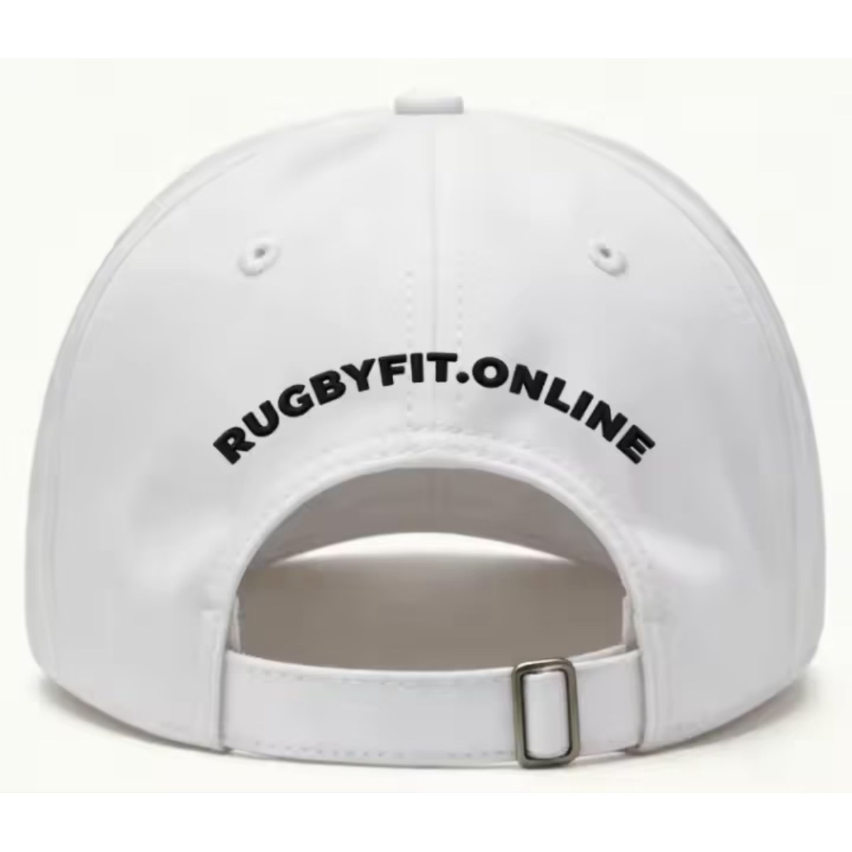 White cap, back