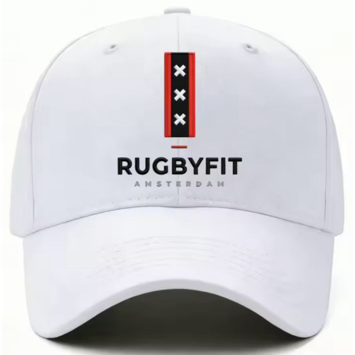 White cap, front